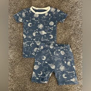 Burt's Bees Blue Space Pajama Set